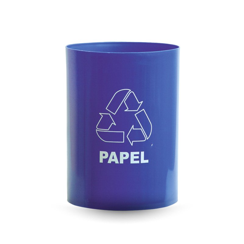 CESTO AZUL COM ADESIVO - 14L