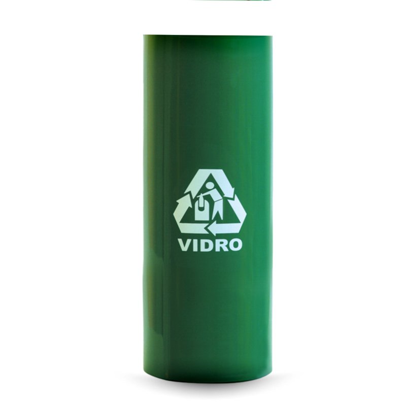 CESTO VERDE COM ADESIVO - 23L