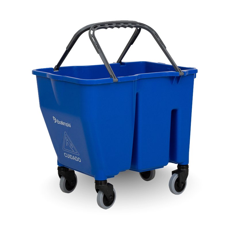 BALDE SEM ESPREMEDOR AZUL BRALIMPIA - 30L