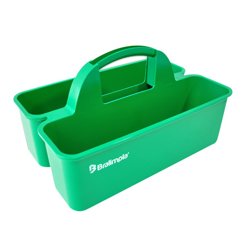 CESTO FUNCIONAL CARRO AMERICA VERDE - BRALIMPIA