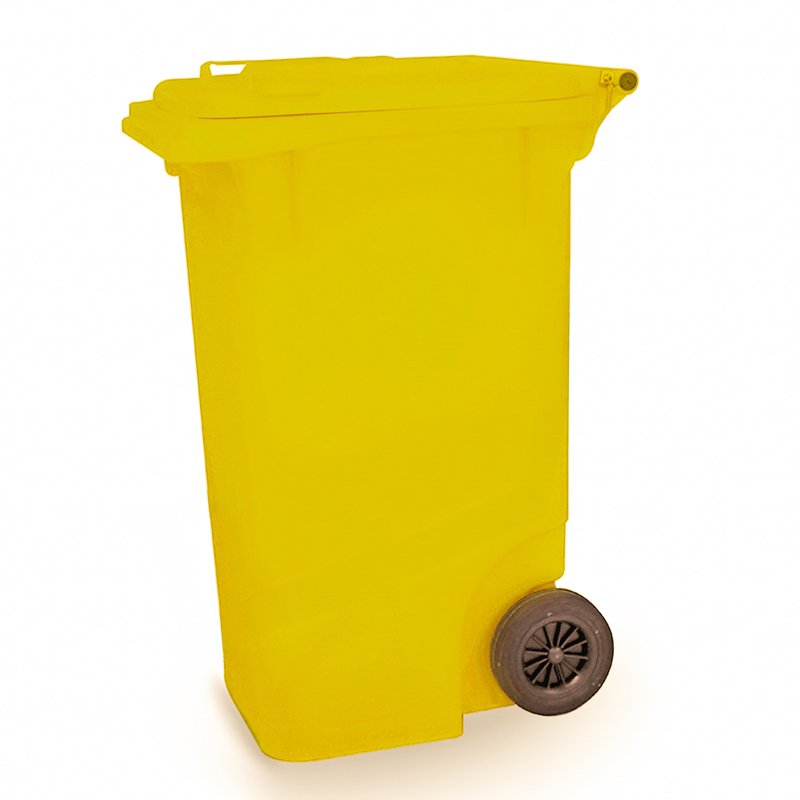 CONTENTOR AMARELO BRALIMPIA - 240L