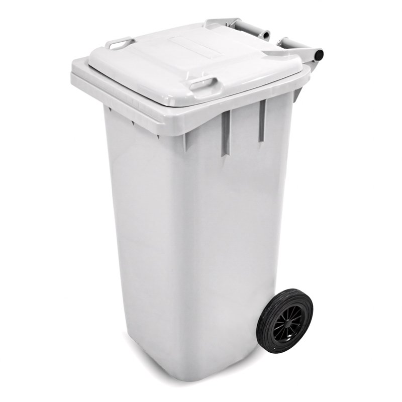 CONTENTOR BRANCO BRALIMPIA - 120L