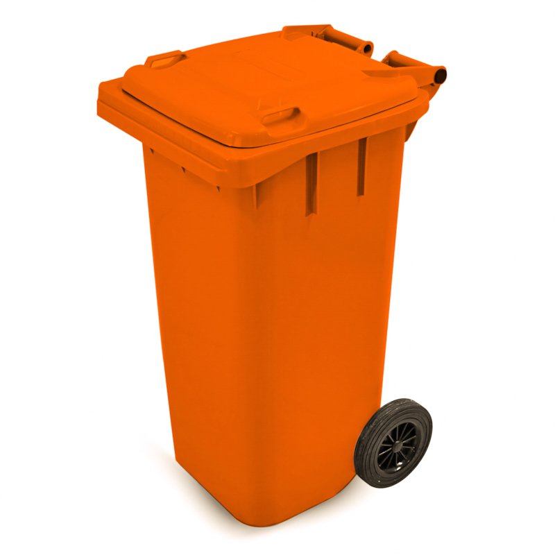 CONTENTOR LARANJA BRALIMPIA - 120L