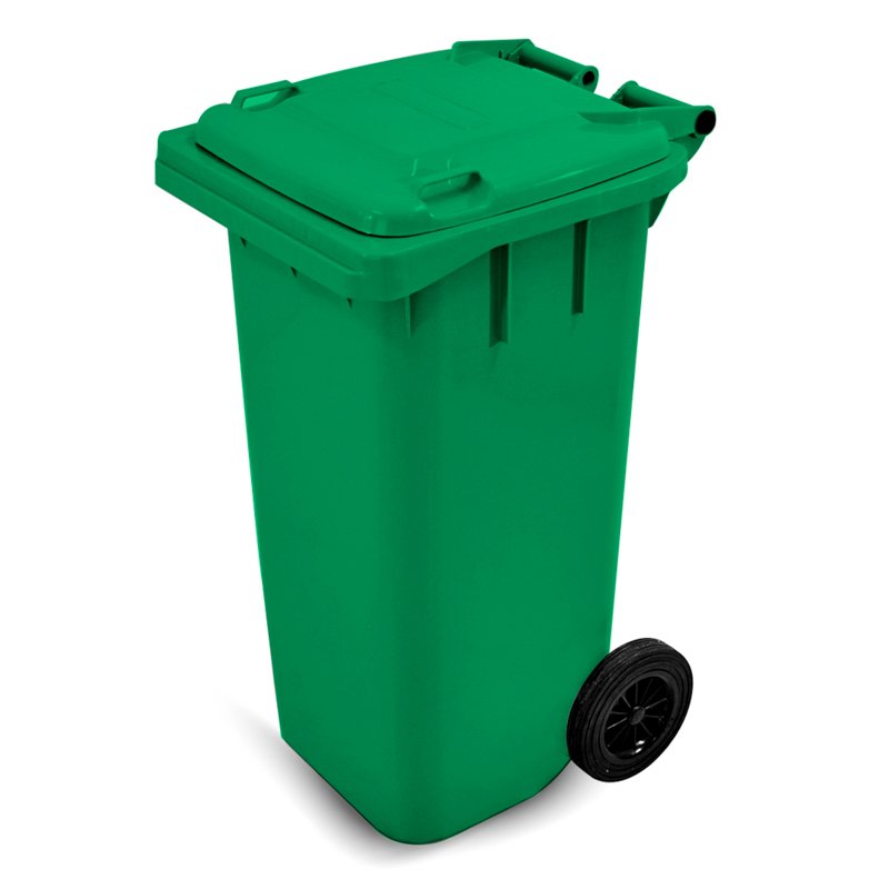 CONTENTOR VERDE BRALIMPIA - 120L