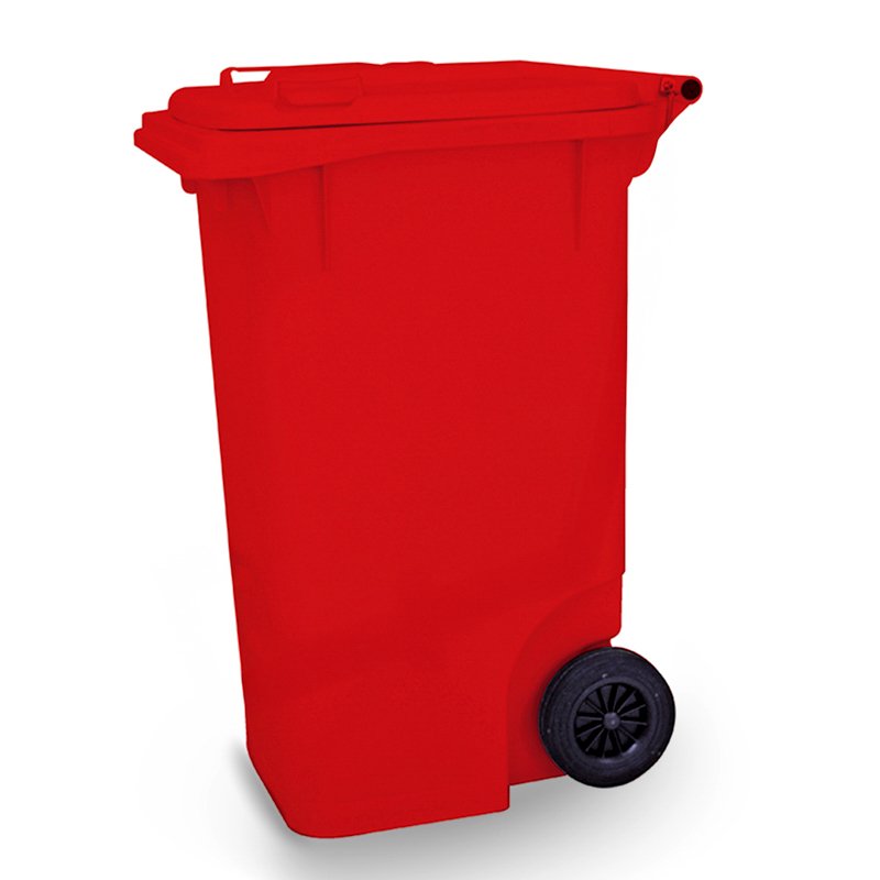 CONTENTOR VERMELHO BRALIMPIA - 240L