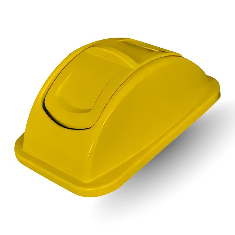 TAMPA BASCULANTE TRANSVERSAL AMARELA - 50L