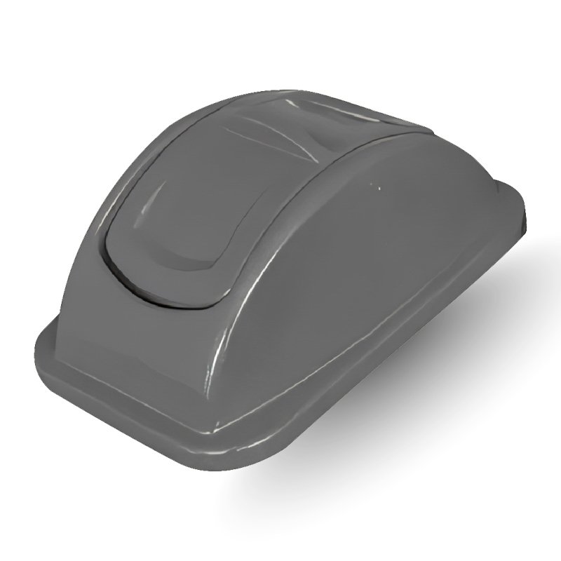 TAMPA BASCULANTE TRANSVERSAL CINZA - 50L