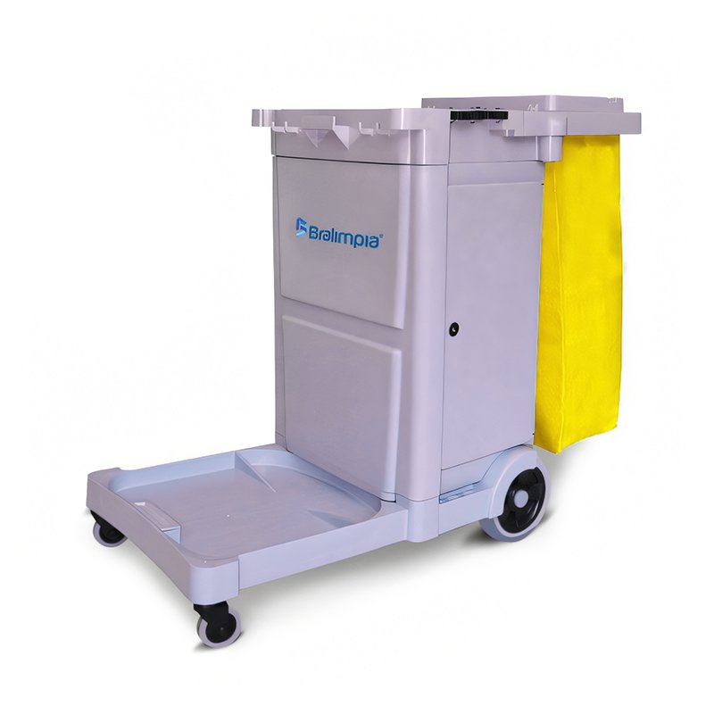 CARRO FUNCIONAL GUARD BOLSA AMARELA - BRALIMPIA