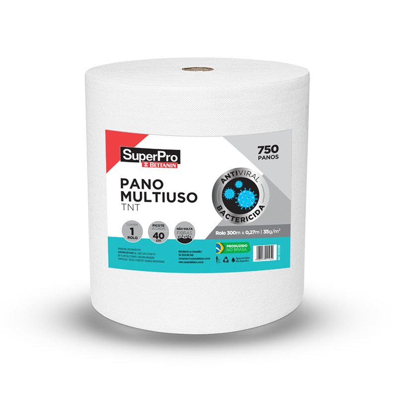 PANO MULTIUSO BRANCO SUPERPRO - 0,27X300M