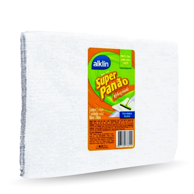 PANO SUPER PANÃO ALVEJADO ALKLIN - 60X90CM