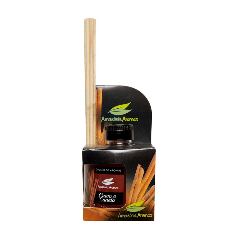 AMAZÔNIA AROMAS DIFUSOR VARETA CRAVO E CANELA - 270ML