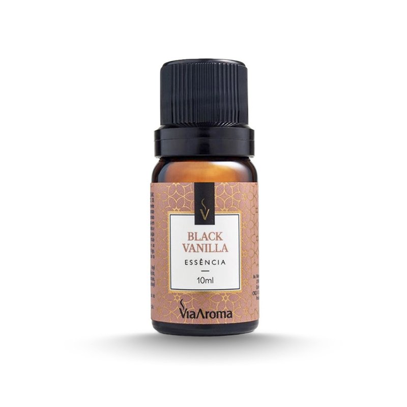 VIA AROMA ESSÊNCIA BLACK VANILLA - 10ML