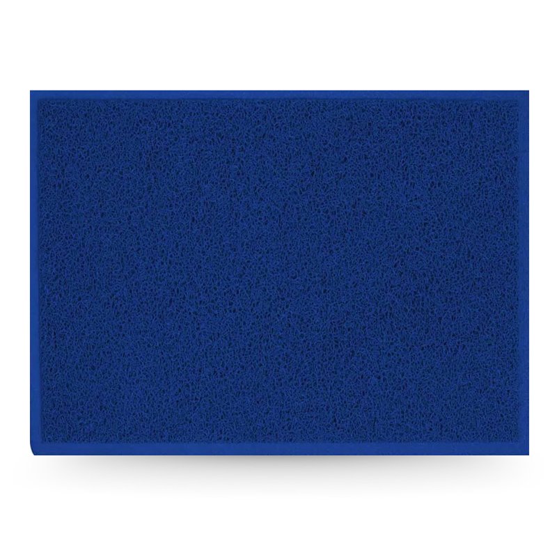 TAPETE VINIL SILVER AZUL ROYAL KAPAZI - 60X40