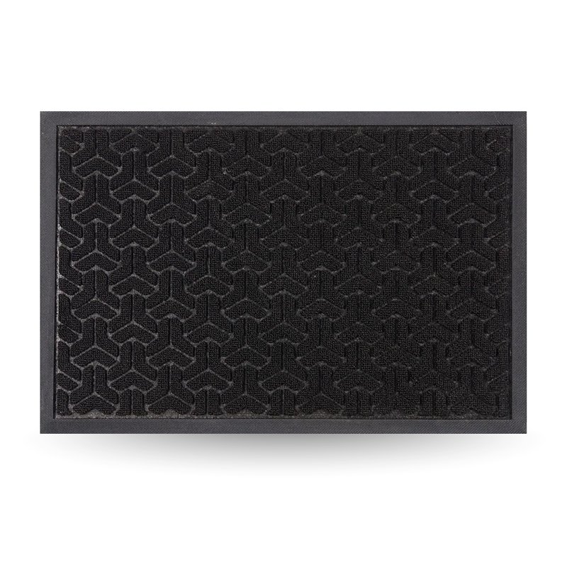 TAPETE ENTRADA ALTA ABSORÇÃO PRETO KAPAZI - 40X60