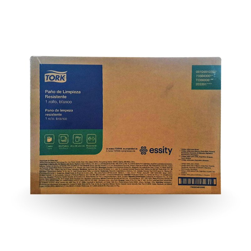 TORK PANO WIPER INDUSTRIAL 825 FOLHAS - BRANCO - 810352