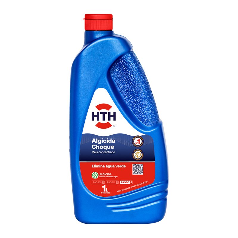 ALGICIDA DE CHOQUE SOLUÇÃO ÁGUA VERDE HTH - 1L