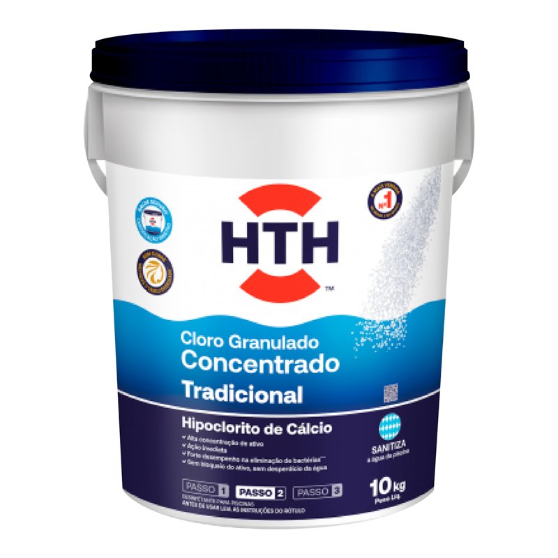 CLORO GRANULADO CONCENTRADO HTH - 10KG