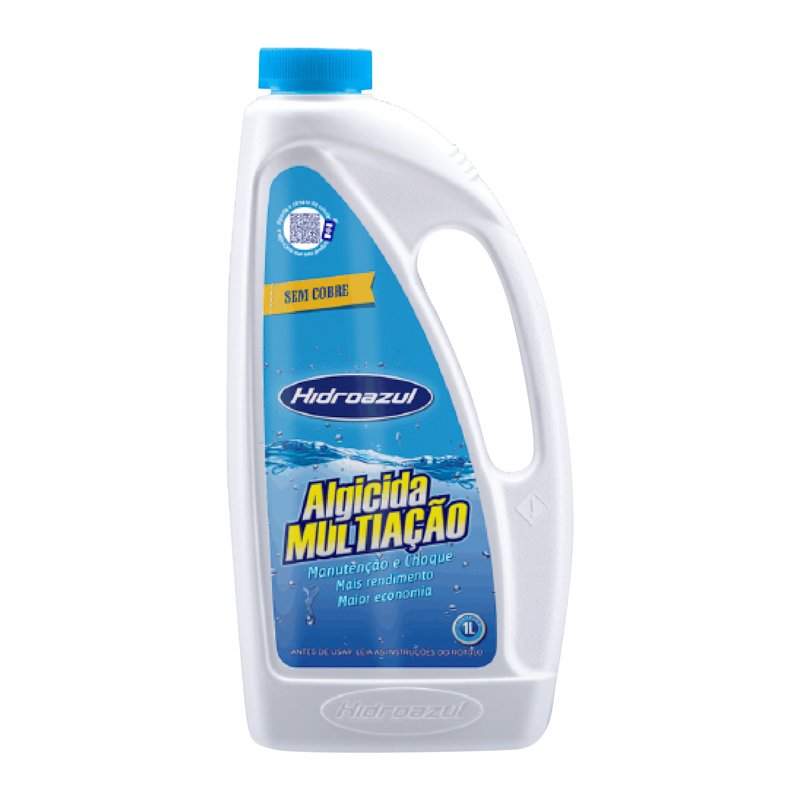 ALGICIDA DE MULTIAÇÃO HIDROAZUL - 1L