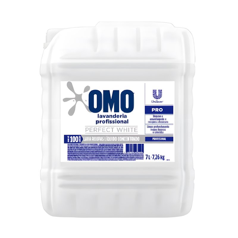 DETERGENTE LÍQUIDO OMO PERFECT WHITE UNILEVER - 7L