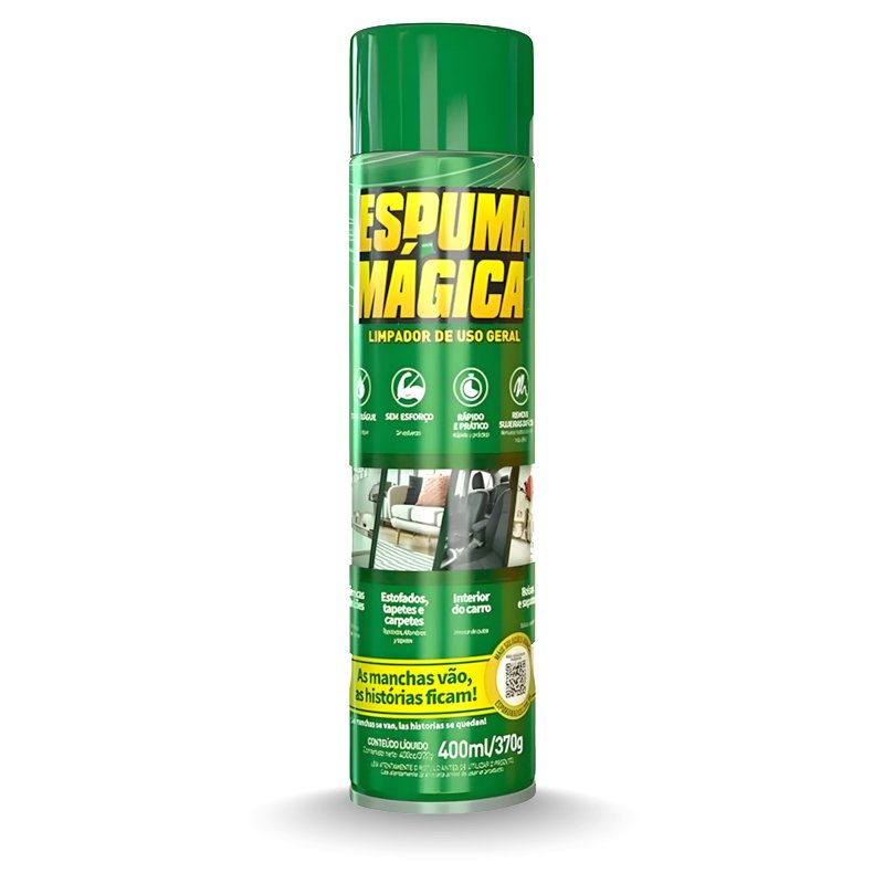 ESPUMA MÁGICA LIMPA SECO - 400ML