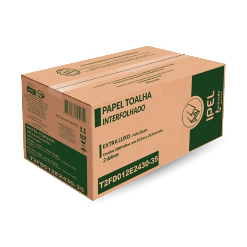 PAPEL TOALHA INTERFOLHADO FARDO 2000FLS - IPEL