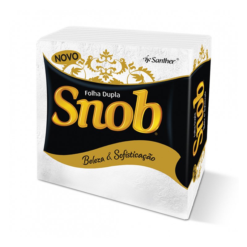 SANTHER GUARDANAPO SNOB 32,5X32,5 50 FOLHAS