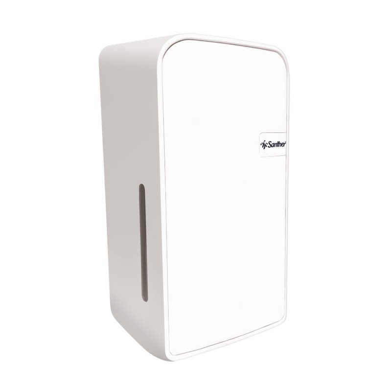 SANTHER DISPENSER PAPEL HIGIÊNICO INTERFOLHADO BRANCO – QUARTZ – DQH10