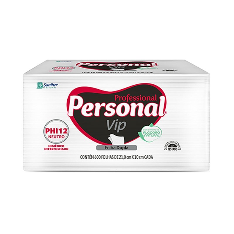 SANTHER PAPEL HIGIÊNICO INTERFOLHADO VIP F/D 12000 FOLHAS – PHI12