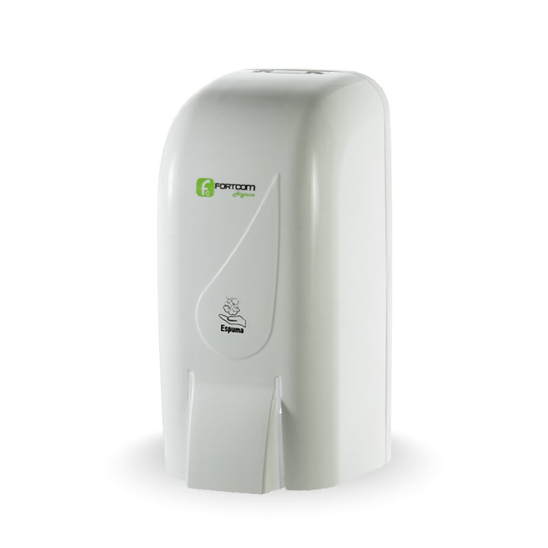 DISPENSER DE SABONETE ESPUMA COM RESERVATÓRIO BRANCO - FORTCOM