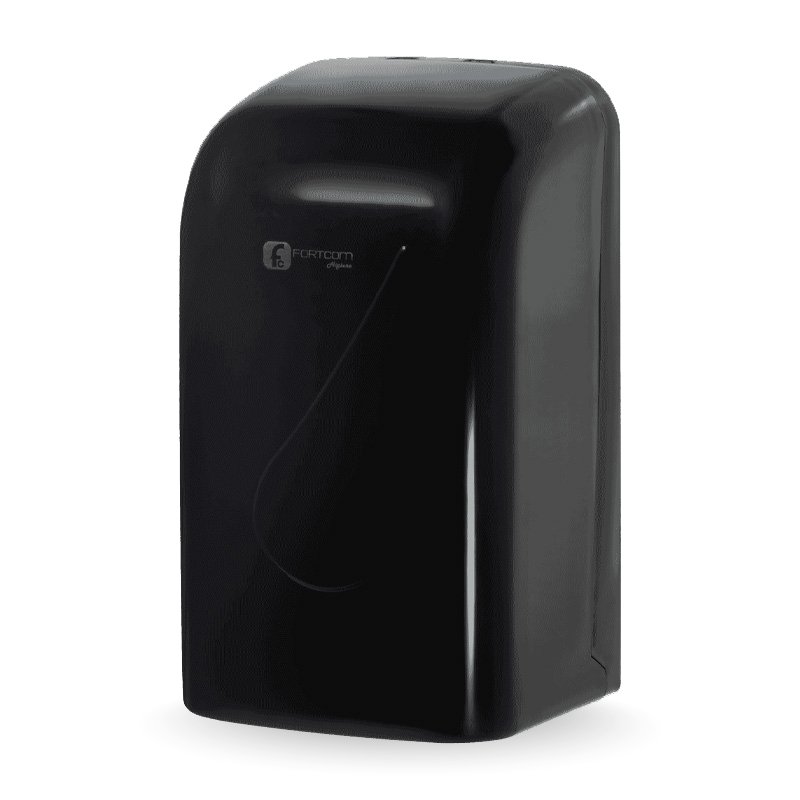 DISPENSER SABONETE ESPUMA COM RESERVATÓRIO BLACK - FORTCOM