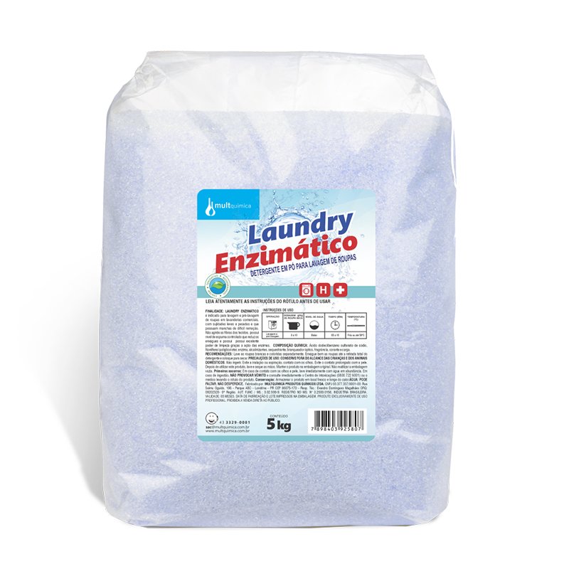 LAUNDRY DETERGENTE ENZIMÁTICO - 5KG