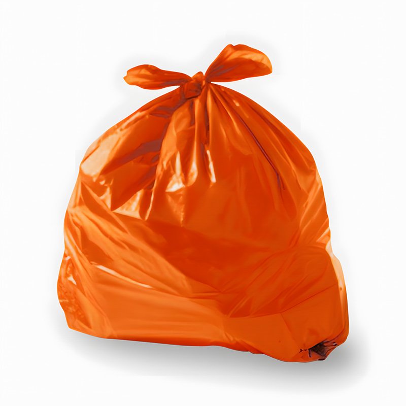 SACO LIXO LARANJA REFORÇADO - 300L M10 100UN