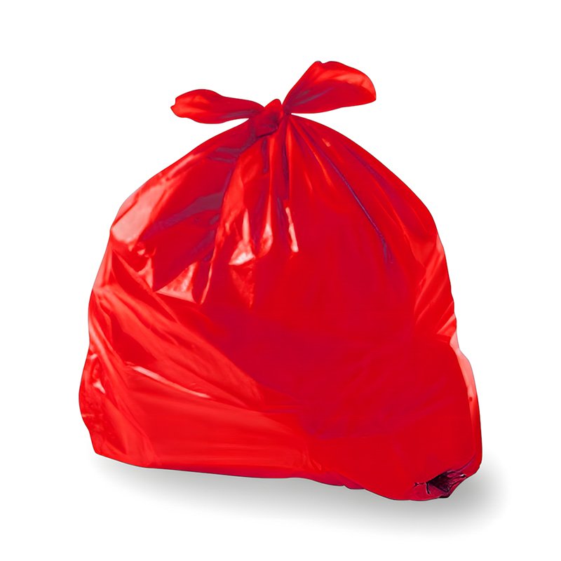 SACO LIXO VERMELHO REFORÇADO - 150L 100UN