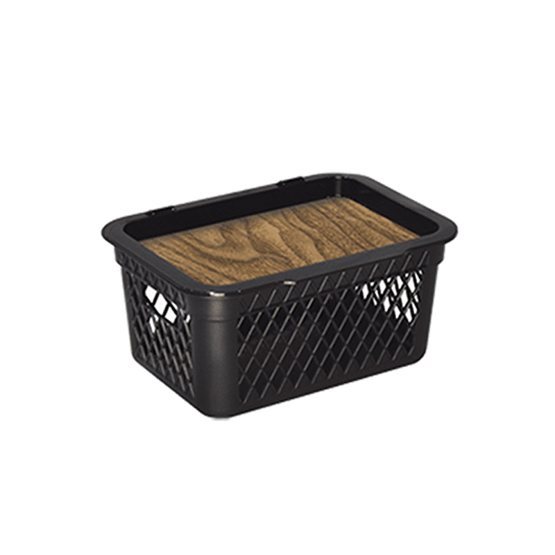 CESTO TELADO COM TAMPA DE MADEIRA ARQPLAST – 2,5L