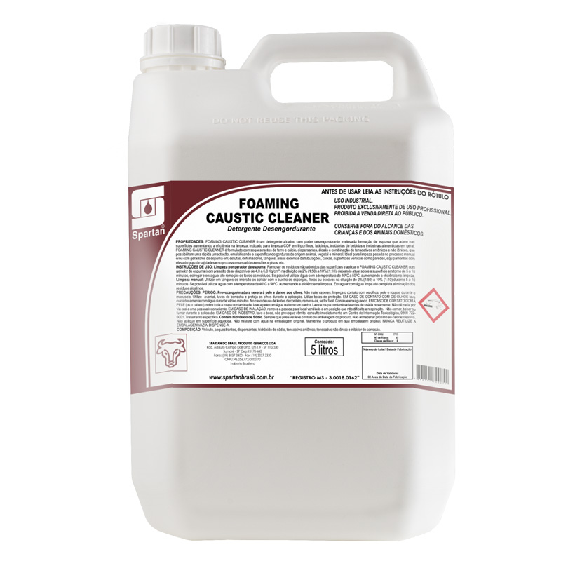 FOAMING CAUSTIC CLEANER DESENGORDURANTE SPARNTA - 5L